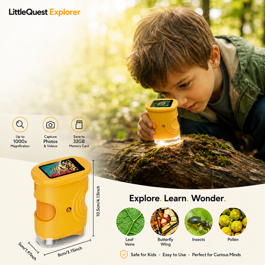 Little Quest Explorer – Kids Digital Microscope