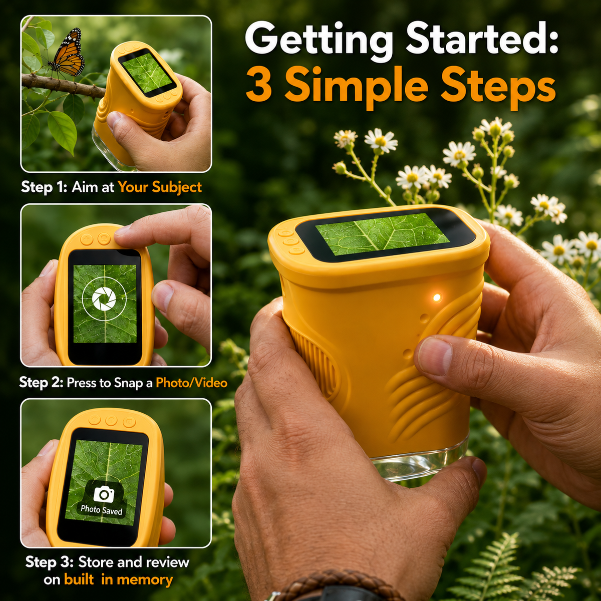 Little Quest Explorer – Kids Digital Microscope